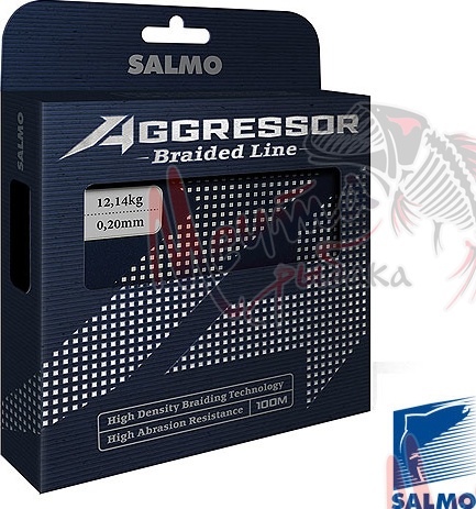 Шнур плетеный Salmo AGRESSOR d-0,13