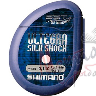 Леска "SHIMANO" UltegraSilkshok d-0.10, 50 м.