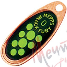 БЛЕСНА "MEPPS" COMET BLACK FURY 2 #CU FLUO CHART