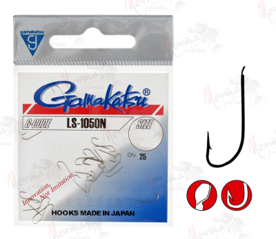 КРЮЧОК "GAMAKATSU" LS-1050N #14